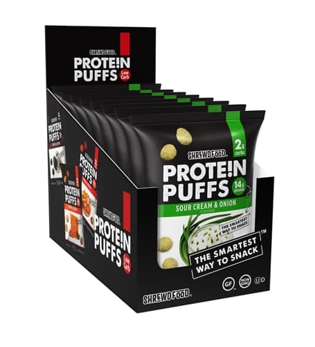 Shrewd Food Protein Puffs Sour Cream & Onion