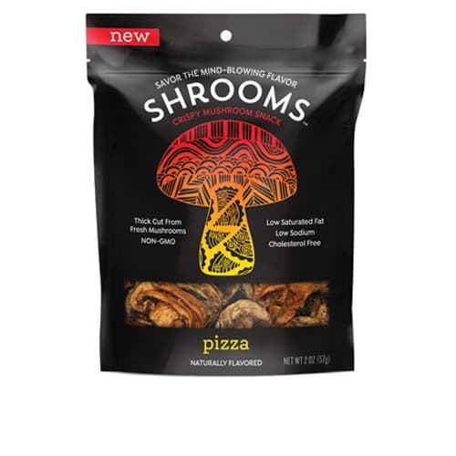 Shrooms Crispy Mushroom Snack Pizza