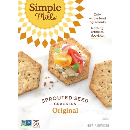 Simple Mills Original Sprouted Seed Crackers
