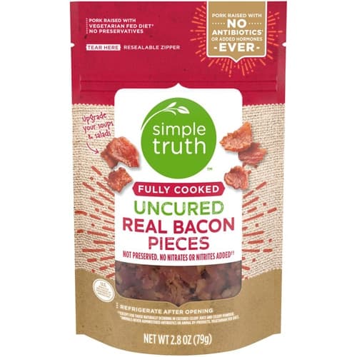 Simple Truth Fully Cooked Uncured Real Bacon