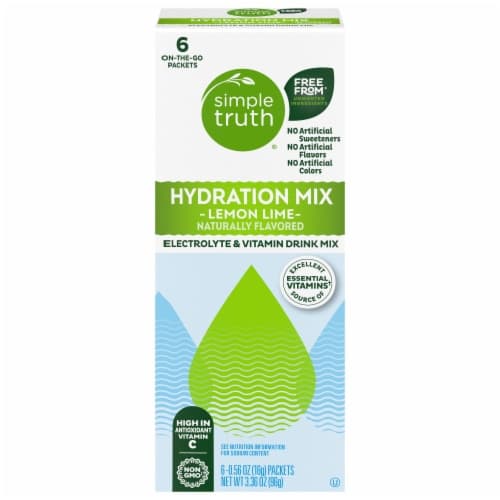 Simple Truth Hydration Mix Lemon Lime Electrolyte & Vitamin Drink Mix