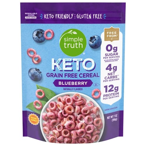 Simple Truth Keto Grain Free Blueberry Cereal