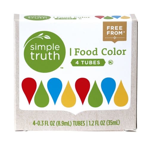 Simple Truth Food Color 4 Tubes