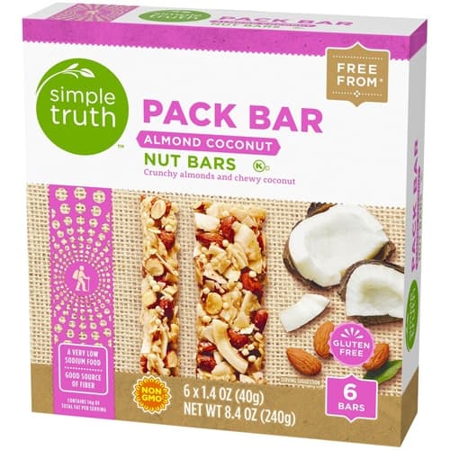 Simple Truth Pack Bar Nut Bars Almond Coconut