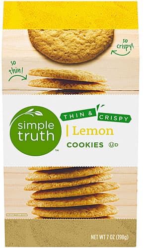 Simple Truth Thin & Crispy Cookies Lemon