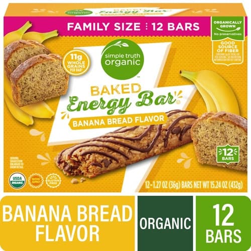Simple Truth Organic Baked Energy Bar Banana Bread