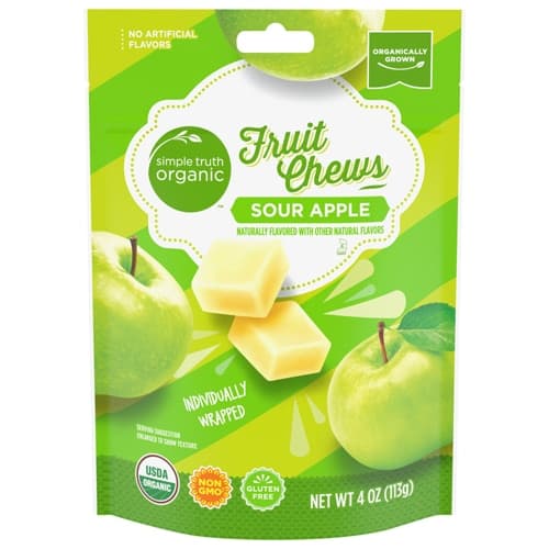 Simple Truth Organic Sour Apple Fruit Chews