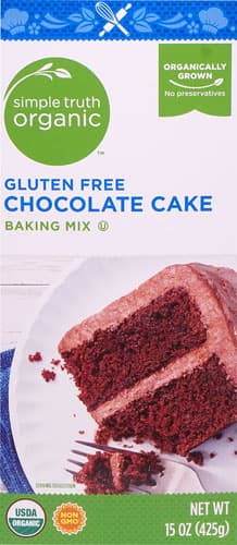 Simple Truth Organic Gluten Free Chocolate Cake Baking Mix