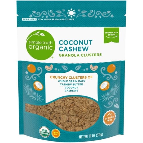Simple Truth Organic Granola Clusters Coconut Cashew