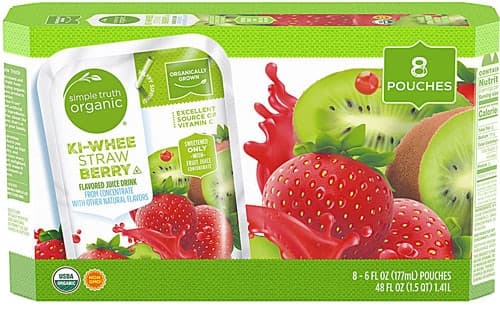 Simple Truth Organic Ki-Whee Flavored Juice Drink Straw Berry