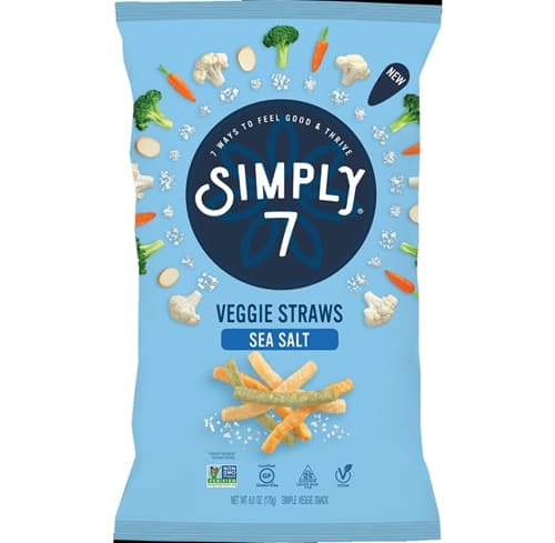 Simply 7 Veggie Straws Sea Salt