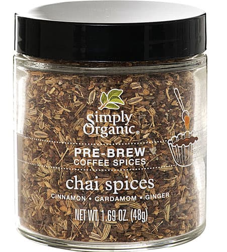 Simply Organic Pre-Brew Coffee Spices Chai Spices