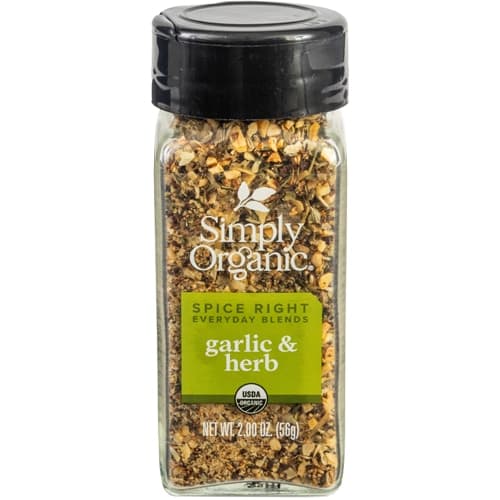 Simply Organic Spice Right Everyday Blends Garlic Herb