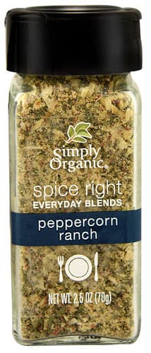 Simply Organic Spice Right Everyday Blends Peppercorn Ranch