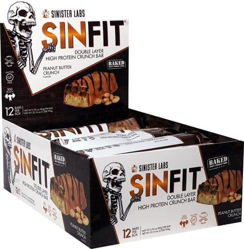 Sinister Labs Sinfit Bar Peanut Butter Crunch