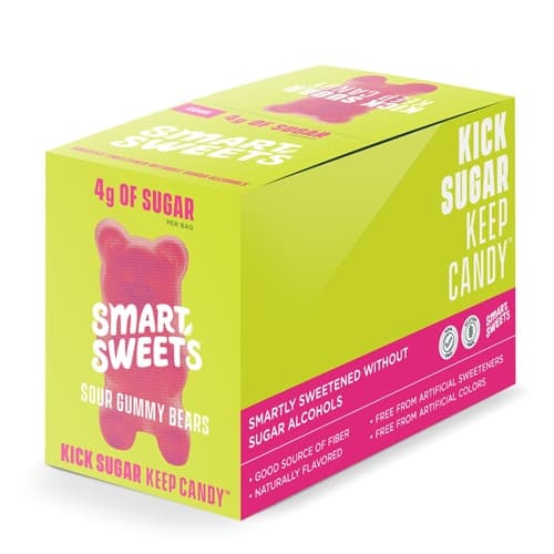 Smart Sweets Sour Gummy Bears Gluten Free Sour