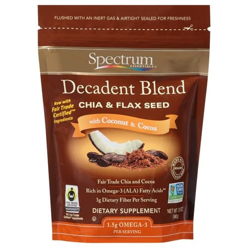 Spectrum Essentials Chia & Flax Seed Decadent Blend With Coconut & Cocoa