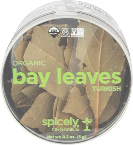 Spicely Organics True Bay Leaves Whole Tin