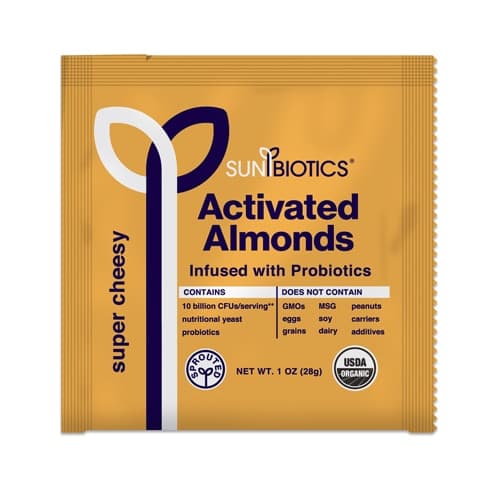 Sunbiotics Organic Probiotic Almonds Cheesy