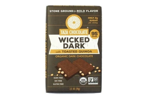 Taza Chocolate Organic Dark Chocolate With Toasted Quinoa