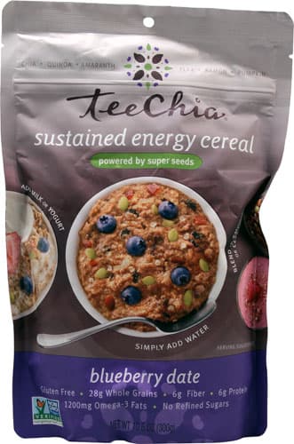 Teechia Sustained Energy Cereal Blueberry Date