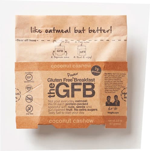 The Gluten Free Bar Gluten Free Power Breakfast Coconut Cashew
