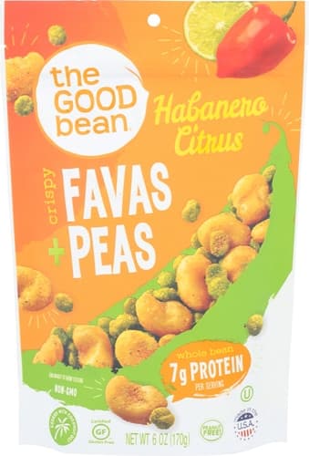The Good Bean Crispy Favas + Peas Habanero Citrus
