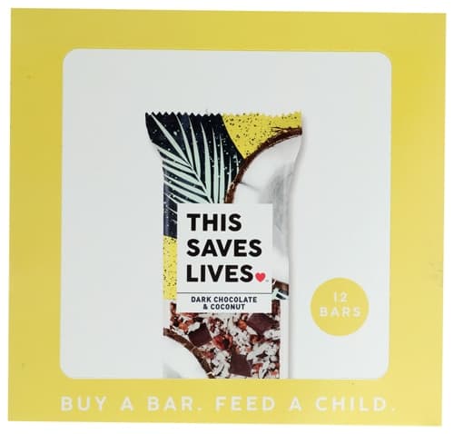 This Saves Lives Gluten Free Bars Dark Chocolate & Coconut