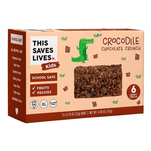 This Saves Lives Kids Krispy Treats Crocodile Chocolate Crunch