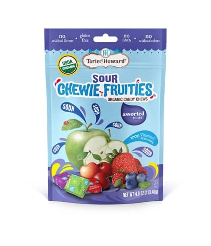 Torie & Howard Organic Sour Chewie Fruities Assorted Sours