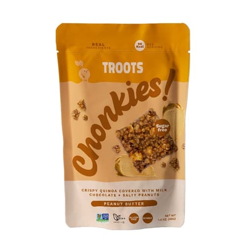 Troots Chonkies Quinoa Snacks Peanut Butter
