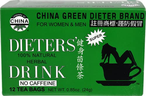 Uncle Lee'S Dieter'S Tea Caffeine Free China Green
