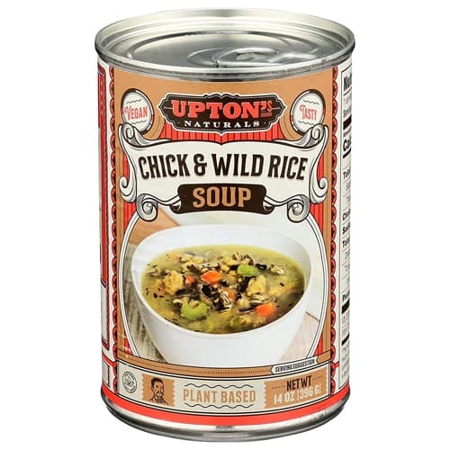Upton'S Naturals Soup Chick & Wild Rice Vegan Plant Based