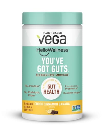 Vega Hellowellness You'Ve Got Guts Blender-Free Smoothie Choco Cinnamon Banana