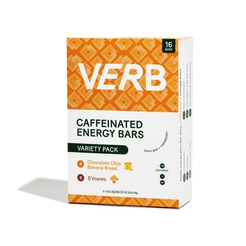 Verb Energy Caffeinated Energy Bars Variety