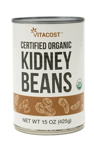 Vitacost Certified Organic Kidney Beans - Non-Gmo And Gluten Free