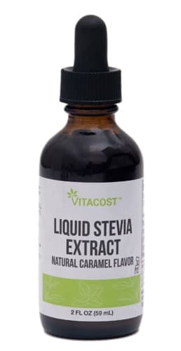 Vitacost Liquid Stevia Extract Natural Caramel