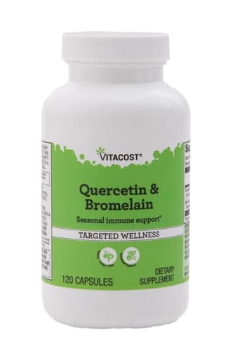 Vitacost Quercetin & Bromelain Dietary Supplement 120 Capsules