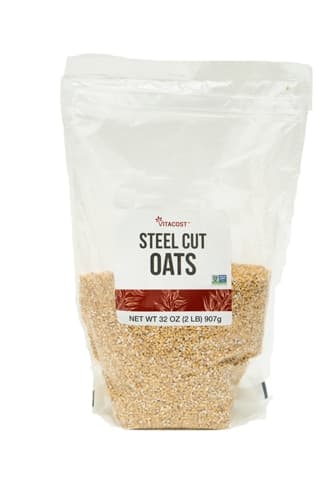 Vitacost Steel Cut Oats Gluten Free - Non-Gmo