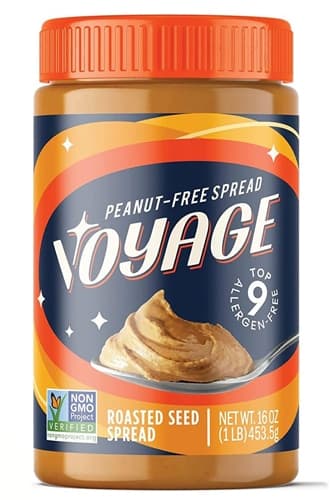 Voyage Foods Roasted Seed Spread Top 9 Allergen Free Non Gmo Peanut-Free Spread Peanut
