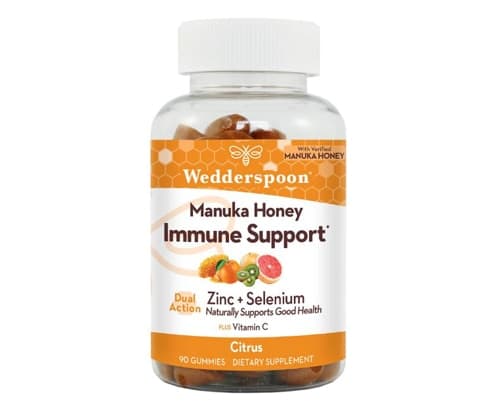 Wedderspoon Manuka Honey Immunity Gummies Citrus