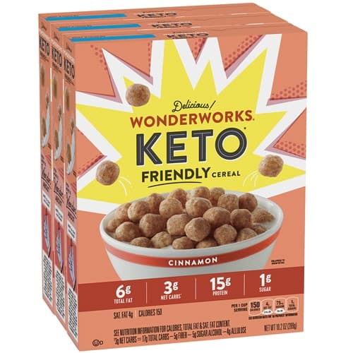 Wonderworks Keto Friendly Cereal Cinnamon