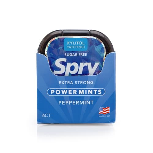 Xlear Spry Power Mints Extra Strong Peppermint