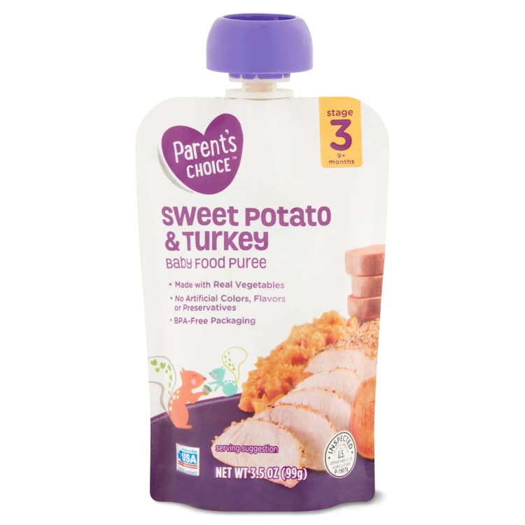 Parents' Choice Display Parent'S Choice Stage 3 Baby Food, Sweet Potato & Turkey | Fig App
